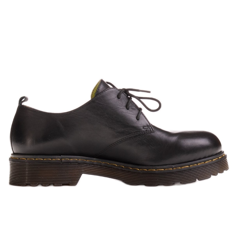 Marco Shoes Crne ženske cipele na debelom prozirnom dnu crno