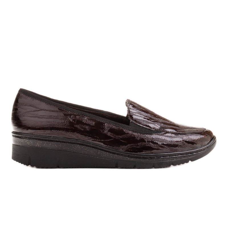 Radoskór Udobne smeđe ženske cipele za šire stopalo smeđa