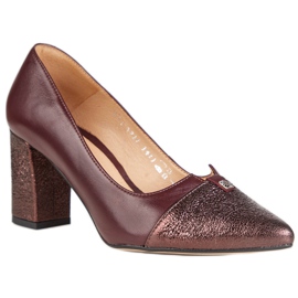 Marco Shoes Marco 1411P ženske pumpe crvena raznobojna