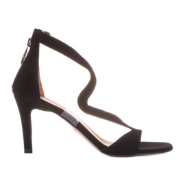 Marco Shoes Elegantne Ava sandale crna