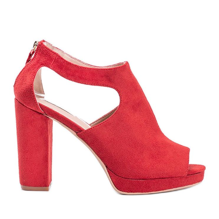 Atlantske sandale s crvenom bokom crvena