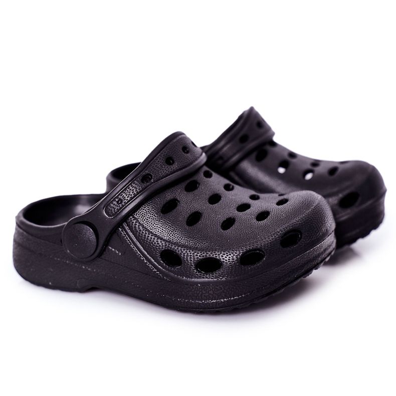 Dječje papuče pjene Crocs Black Lucas crno