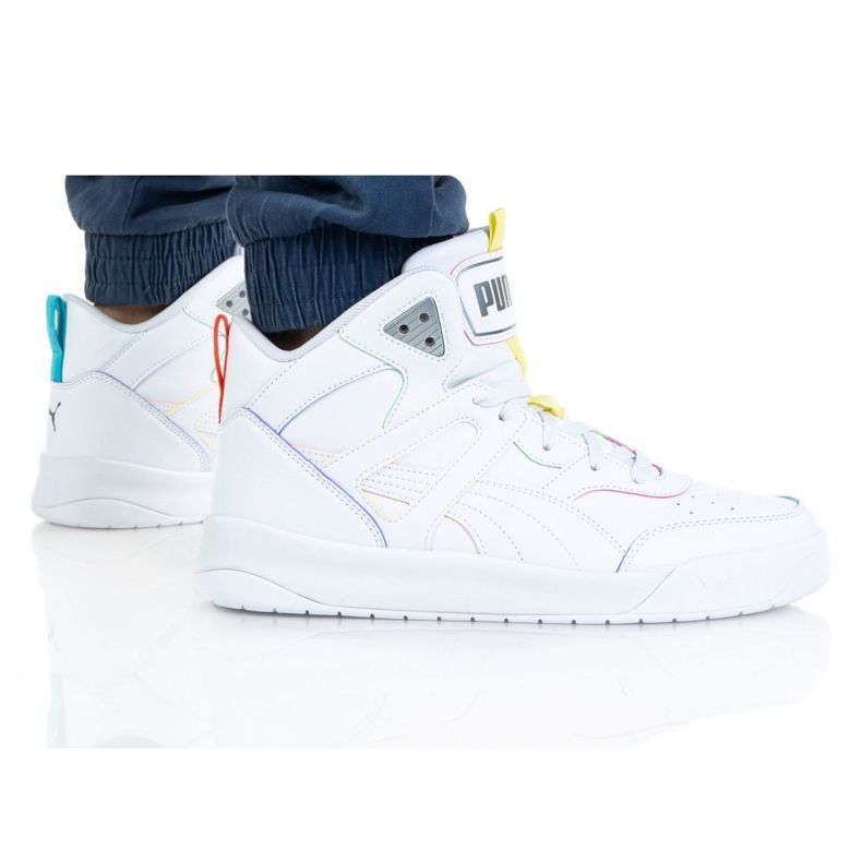 Puma Backcourt Mid Rainbow M 368872 01 bijela