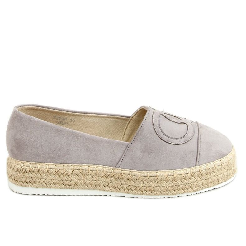 Sive espadrile T379P sive siva
