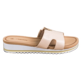 Groto Gogo Klasične udobne papuče bež