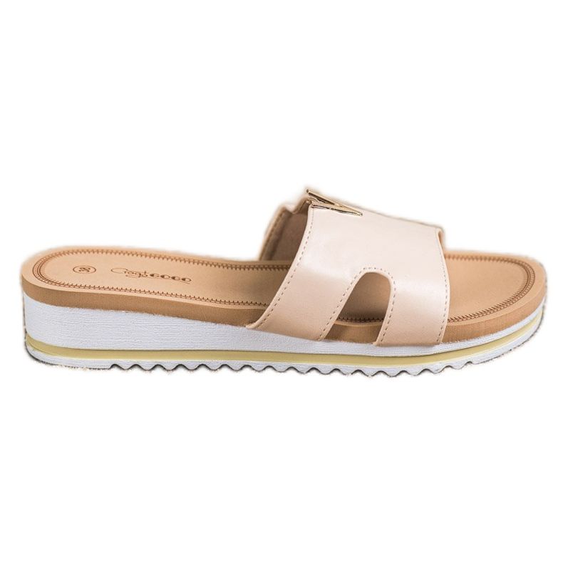 Groto Gogo Klasične udobne papuče bež