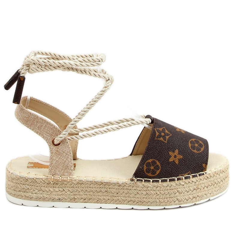Espadrile, sandale smeđe JH158 Camel smeđa