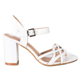 Renda Elegantne sandale na šanku bijela