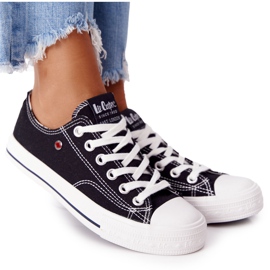 Lee Cooper LCW-21-31-0097L Crne ženske ženske tenisice bijela crna
