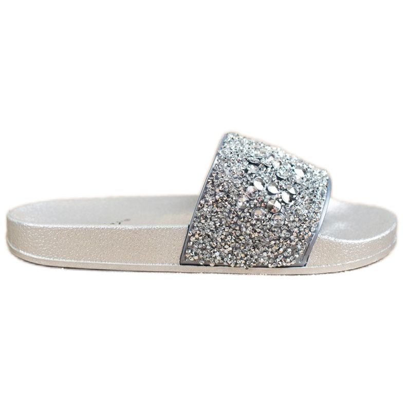 SHELOVET Papuče s ukrasima siva