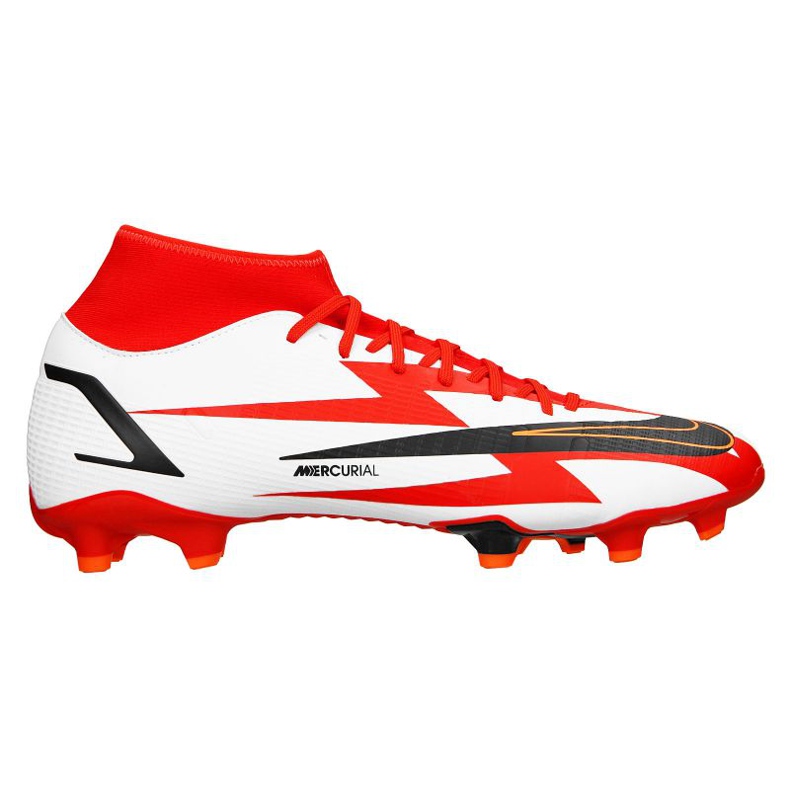 Nike tenisice za nogomet Superfly 8 Academy CR7 Mg M DB2854-600 siva / srebrna, bijela, crvena bijela