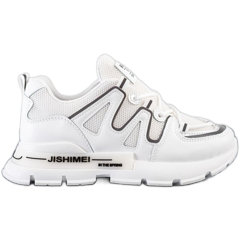 SHELOVET Bijele modne tenisice bijela