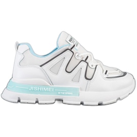 SHELOVET Bijele modne tenisice bijela