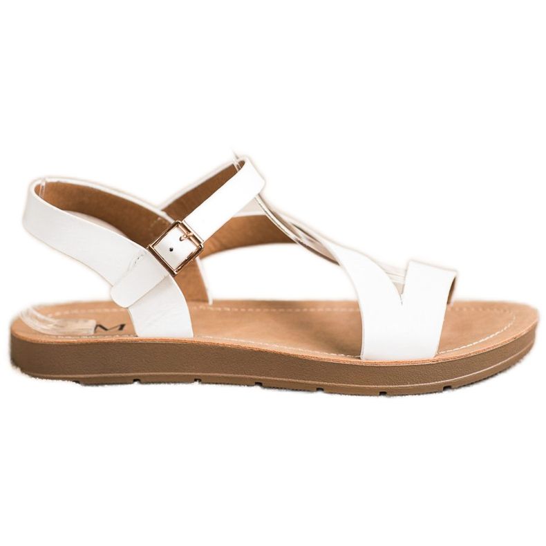 Cm Paris Ležerne sandale s eko kožom bijela
