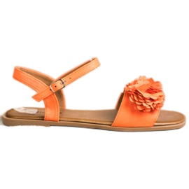 SHELOVET Modne narančaste sandale narančasta