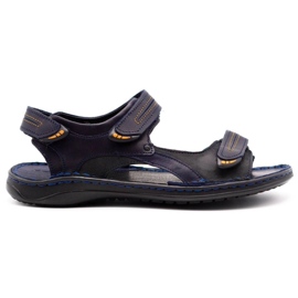 Polbut Sandale SA04 tamnoplava sa crnom crna