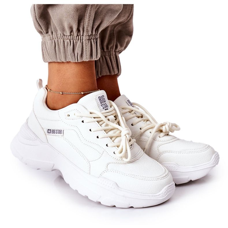 Ženske sportske cipele Big Star White EE274460 bijela