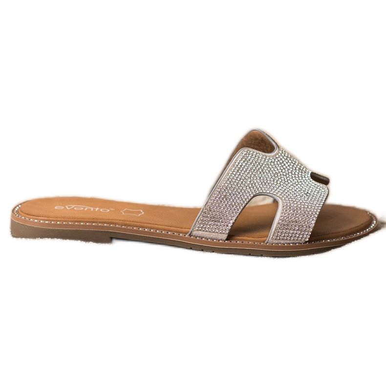 Evento Srebrne papuče s kristalima srebro