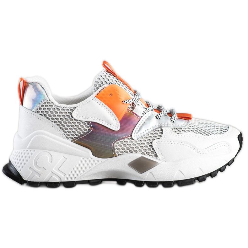 SHELOVET Modne tenisice s mrežom bijela raznobojna