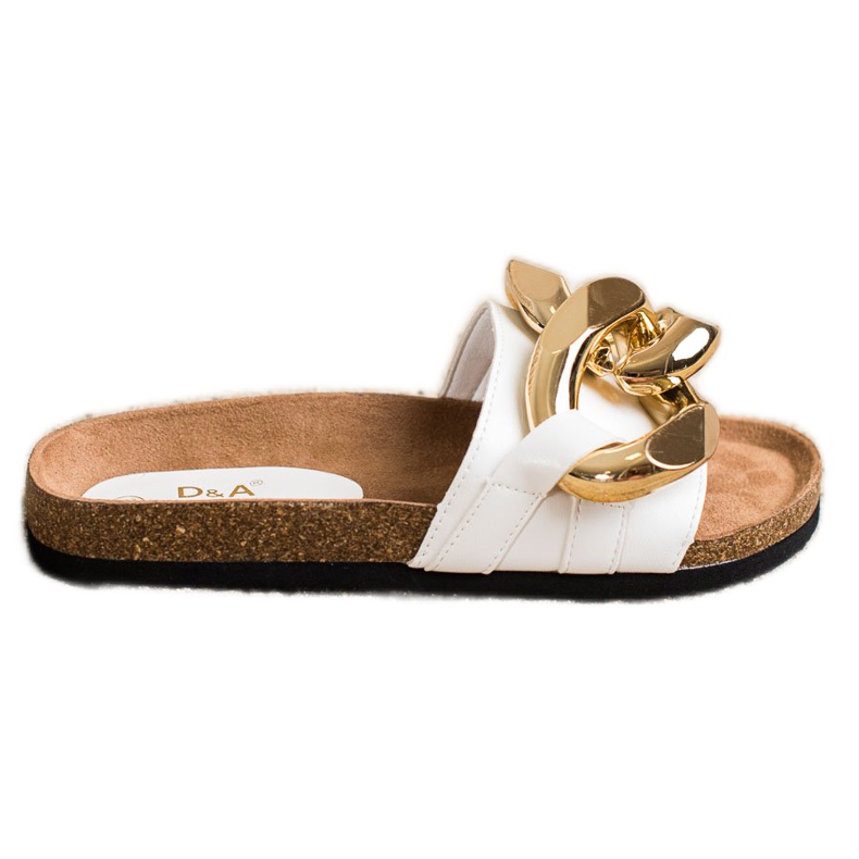 S. BARSKI Bijele modne papuče bijela