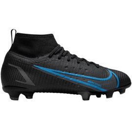 Nike tenisice za nogomet Mercurial Superfly 8 Pro Fg Jr CV0804-004 crna crna
