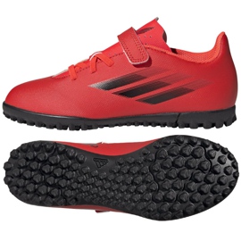 Adidas X Speedflow.4 H&amp;L Tf Jr FY6874 kopačke višebojan crvena