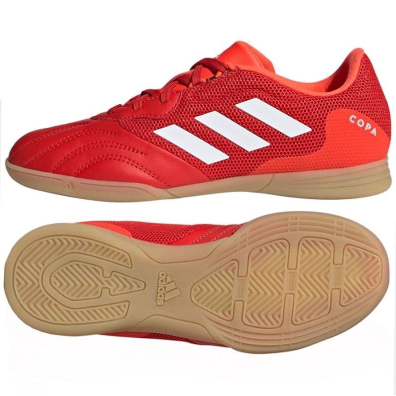 Adidas Copa Sense.3 U kopačkama Sala Jr FY6157 crvena naranče i crvene