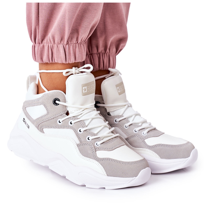 Ženske sportske cipele Tenisice Big Star GG274643 Bijele bijela