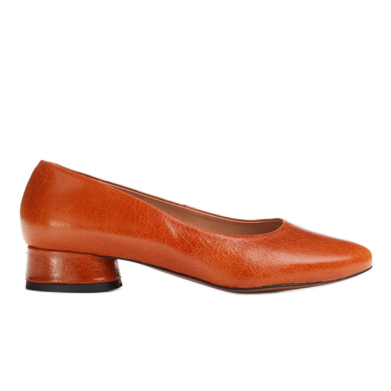 Marco Shoes Kožne balerinke smeđe boje smeđa