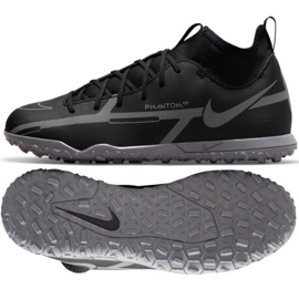 Nike Phantom GT2 Club Dynamic Fit Tf Jr DC0826 004 nogometne cipele crna crna