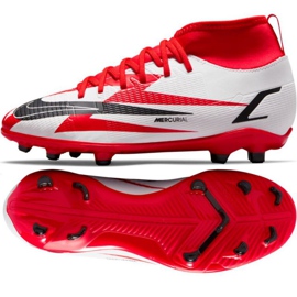 Nike Mercurial Superfly 8 Club CR7 Mg Jr DB0926 600 tenisice za nogomet višebojan bijela