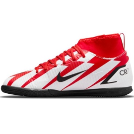 Nike Mercurial Superfly 8 Club CR7 Ic Jr DB0930 600 tenisice za nogomet raznobojna bijela