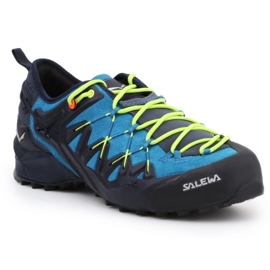 Salewa cipele Ms Wildfire Edge M 61346-3988 tamnoplava plava zelena