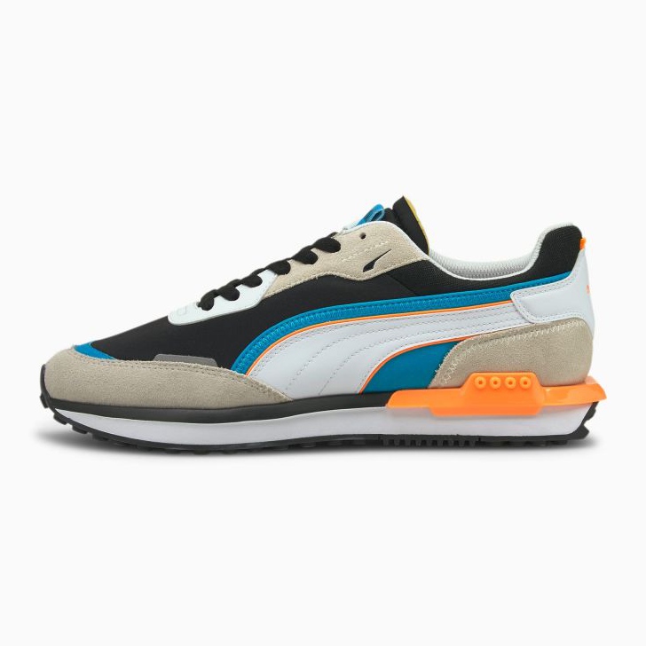 Puma City Rider M 382044 01 crno raznobojna
