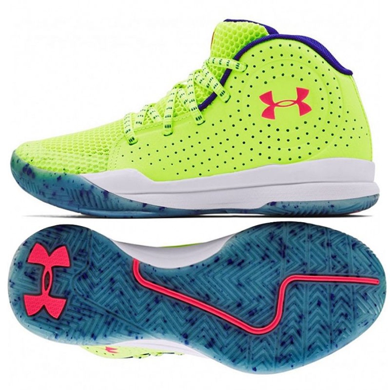 Under Armour Gs Jet Splash Jr 3024 120 300 tenisica za košarku žuta boja žuta boja