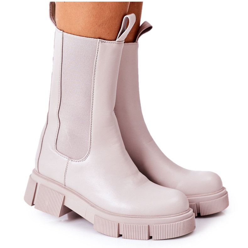 PS1 Tople čizme Sztyblety Grey Must Have siva