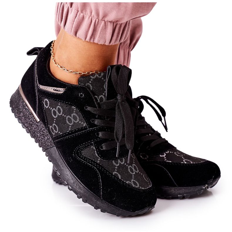 NEWS Sportske cipele Tenisice Crna Aruba crno