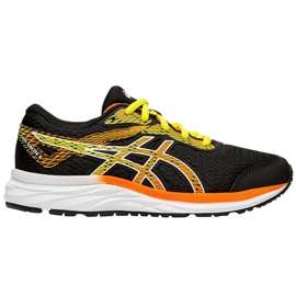 Asics Gel-Excite 6 Gs Jr 1014A079-003 crna narančasta žuta boja