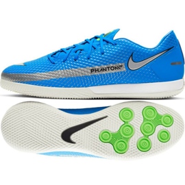 Nike Phantom Gt Academy Ic M CK8467 400 cipele za nogomet višebojan blues i tamnoplava