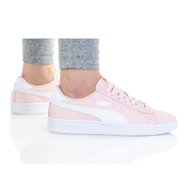 Puma Smash V2 Buck Jr 365182 35 cipele crna ružičasta