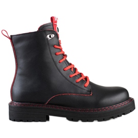 ARTIKER Kožne crne zamke crna