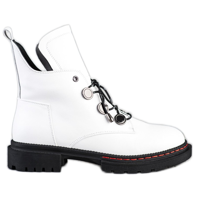 ARTIKER Udobni radnici od bijele kože bijela