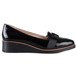 W. Potocki Cipele s ukrasnom vrpcom crna