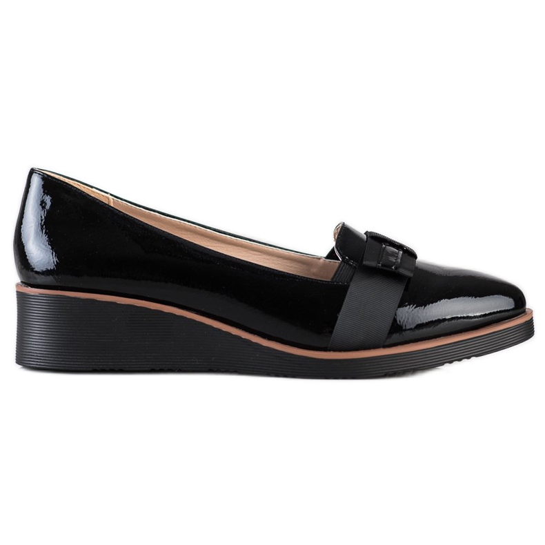 W. Potocki Cipele s ukrasnom vrpcom crno