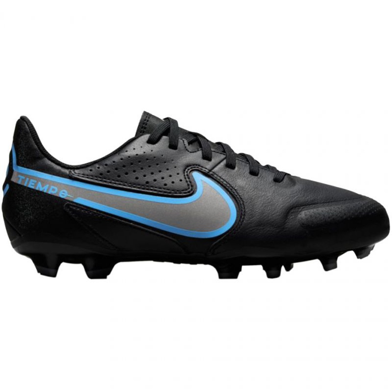 Nike Tiempo Legend 9 Academy FG / MG Jr DA1333-004 nogometne cipele crno crno