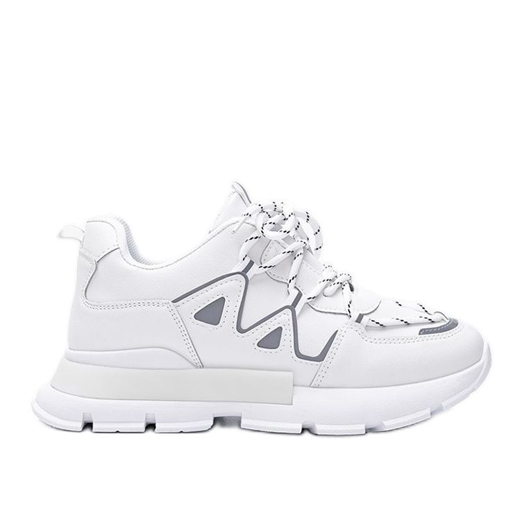 Bijele tenisice s reflektirajućim Filua umetcima bijela