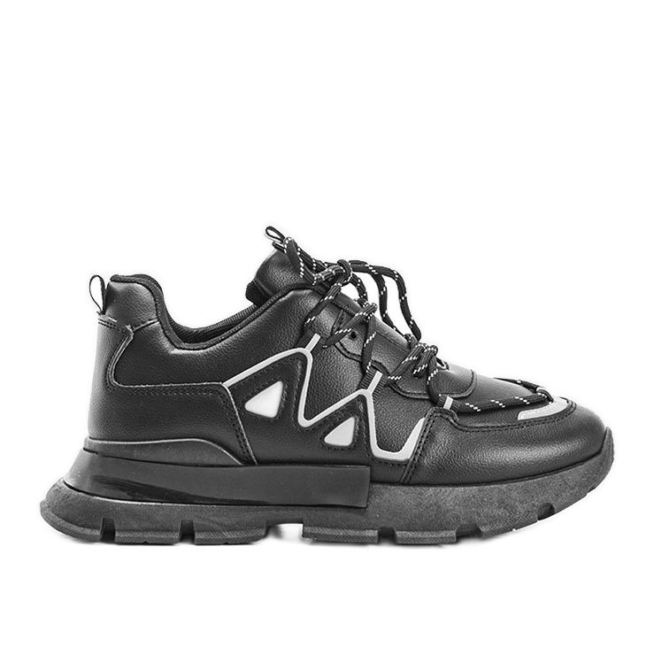 Crne tenisice sa reflektirajućim Filua umetcima crno