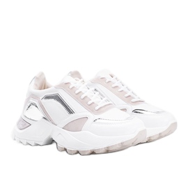 Gordani bež tenisice s metalnim umetcima