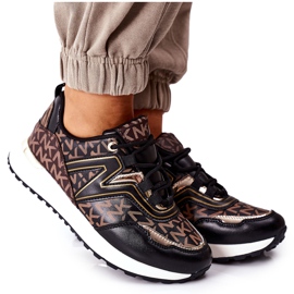 Sportske cipele s logotipom tenisice Crno-smeđe Uvijek smeđa crna