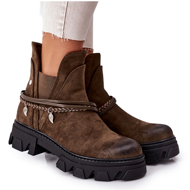 PS1 Tople čizme Jodhpur čizme Tamnozelena Dobra ideja